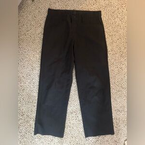 Dickies Black Work Pants with Back Welt Pockets